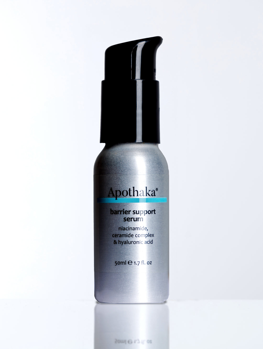 Apothaka 50ml barrier support serum fragrance free with niacinamide ceramides and multi weight hyaluronic acid