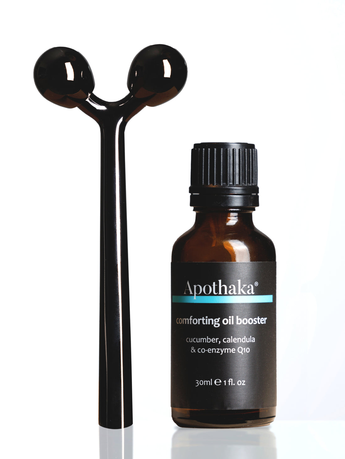 Apothaka comforting oil booster 30ml & massage roller set